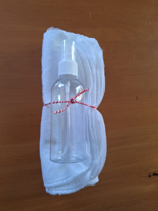 Reusable wipes set